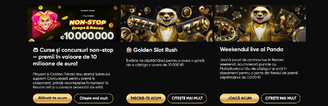 Golden panda casino promotions